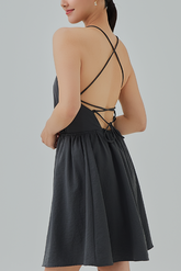 Lyanna Criss-Cross Back Mini Dress